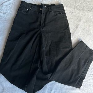 black high waisted jeans